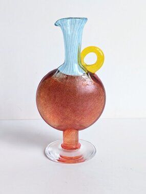 KOSTA BODA x Kjell Engman miniature 5" Jug Ewer Bon Bon Artist Collection Signed